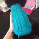 Small Pet Dog Sweater Warm Clothes Crochet Coat For Chihuahua Lake Blue 4#