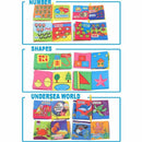 9-Pack Non Toxic Fabric Baby Cloth Books Early Education Toys Activity Crin