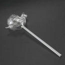 2X Glass Plant Flowers Water Slow Feeders Self Watering Bird Snail Pla FLN