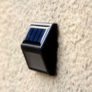 Solar Power Wall Light Outdoor Waterproof Lamp (Warm White Light) A