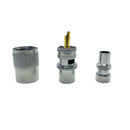 10pcs UHF PL259 Male Twist-on Connectors RG8 RG58 RF Coaxial Cable Adapters