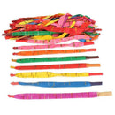 100 x Assorted Colors Long Rocket Balloons with Tube Party Fillers Fun Toys