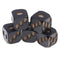 New Black Color 5 Pcs Set Creative Game Cube Dice, Role Playing Di gtJ Gw