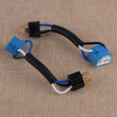 2x H4 Ceramic Wire Wiring Headlight Harness Socket Connector Adaptor Plug