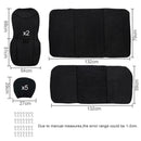 9pcs/set Universal Car Seat Cover Breathable Auto Front Back Seat Protector