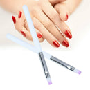 2x Nail Art UV Gel Painting Drawing Brushes Acrylic Flat Brush Professional RJK