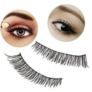 5 pairs/box Handmade False Eyelashes Black Natural Cross Long Eyelashes