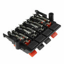 2Pcs 64x40x20mm 8 Positions Push in Jack Spring Load Speaker Terminals S7P6
