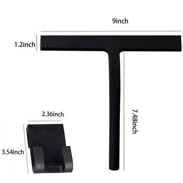 Silicone Shower Squeegee with Hook Non Slip Grip Household Squeegee Window  L7K2