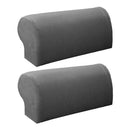 2x Premium Stretch Sofa Armrest Covers Durable Home Sofa Armrest Slipcovers