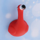 Cute Cartoon Animal Shape Toothbrush Holder Towel Rail Hooks Red Flamingo