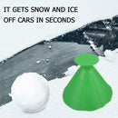 Cone Shaped Scrape Windshield Ice Scraper Funnel Remover (Green 14.5cm)
