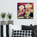Women 5D diy Full Round Drill Diamond Painting Rhinestone Art Decor (V587)