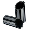 2X Tail Exhaust Tip Pipes Titanium Black for BMW E90 E92 325 328I 3 Series
