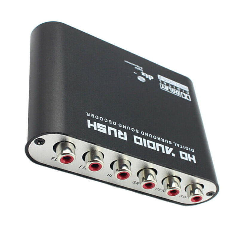 5.1 CH Digital Audio Decoder Coaxial to AC3 DTS Amplifier Analog Converter  -