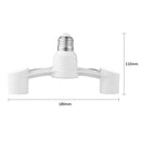 Bulb Socket Adapter E27 Splitter 2 Heads Lamp Base Converter Light Holder