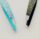 Professional eyebrow tweezers hair beauty slanted stainless steel tweezer B Bj