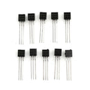 100Pcs Bc547 To-92 Npn 45V 0.1A Transistor Component OZ