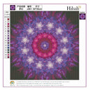 Purple Flower Full Drill Diamond Painting Embroidery DIY Cross Stitch Decor