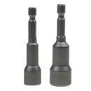 2pcs 10mm+12mm Professional Magnetic Nut Driver Socket Drill Bit Adapter for