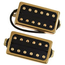 Electric Guitar Humbucker Pickups Double Coil with Screws Springs, Black,
