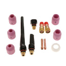 13pcs Welding Torch Gas Lens Tig Cup Kit for WP-17,18,26 TIG Welding Torch