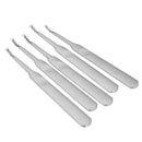 5pcs V Shaped Hand Working Leather Stitching Working Hand Leather Edge Skiv M8S4