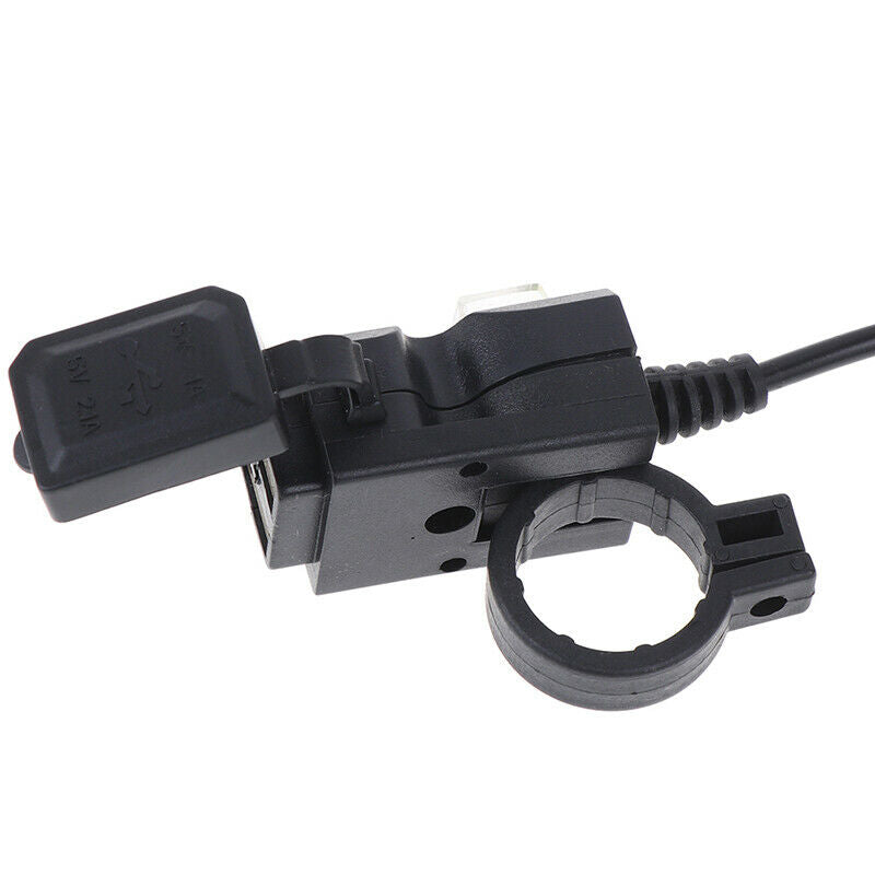 Universal USB Motorcycle Charger Waterproof Dual USB 12V Power Supply Adap OZ