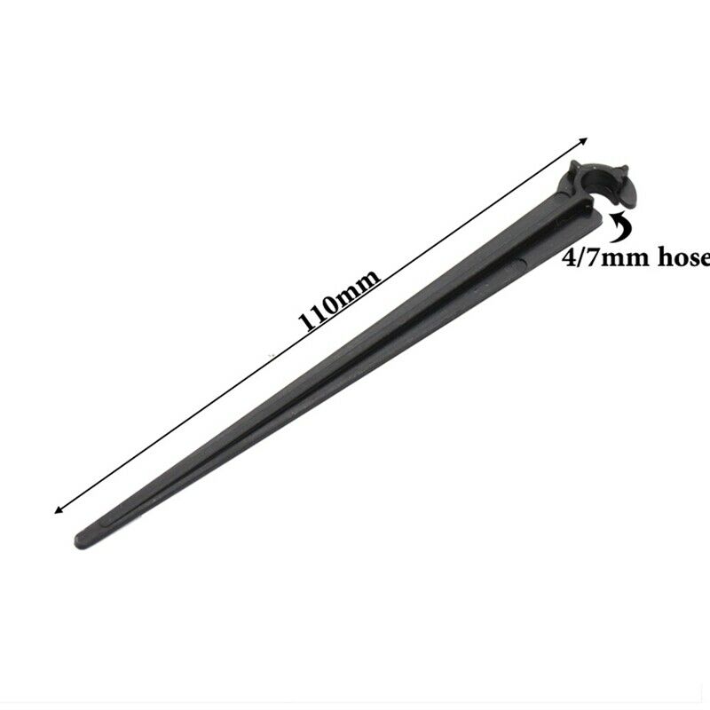 50Pcs C-Shaped Garden 4 / 7mm Drip Irrigation Pipe Bracket Bracket Fixed Ro