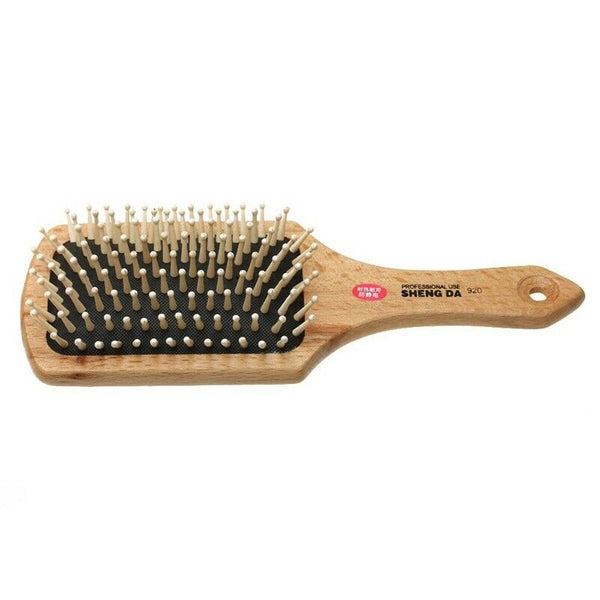 Comb hair comb brush wooden brush anti-static massage hairstyle women M5P1