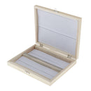 Microscope Slide Storage Wooden Box Specimen Holding 100 Pieces Storage Case