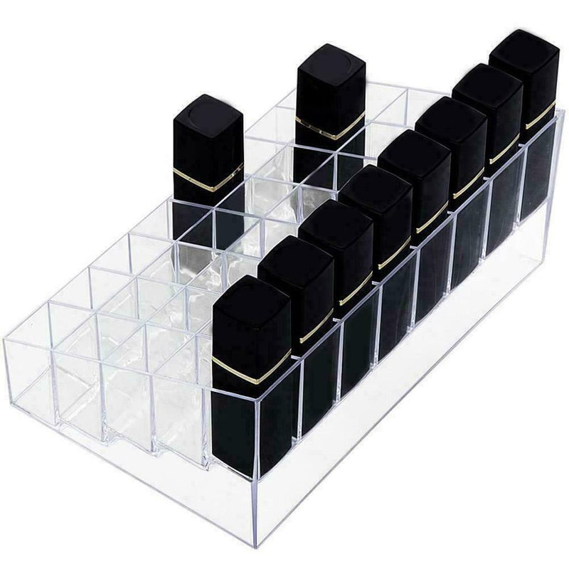 40 Slot Lipstick Holder Display Stand Cosmetic Organizer Acrylic Case D8X7