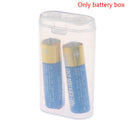 Waterproof Clear Holder Storage Box Plastic Safety Case For 2 Sections 18650 Nw