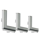 50-40Mm90 Degree High-Precision Flat Square Ruler With Seat Angle Protracto