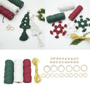 Handmade Decorations Macrame Starter Kit, Natural Cotton Macrame Rope, Wooden
