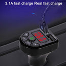 Car USB Charger Bluetooth FM Transmitter Wireless Radio MP3 Player Adapter