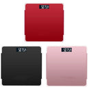 Red Lcd Display Body Index Electronic Smart Weighing Scales 180Kg Bathroom