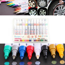 12Pcs/Box Universal Waterproof Permanent Paint Marker Pen Car Tyre Tire Rubber S