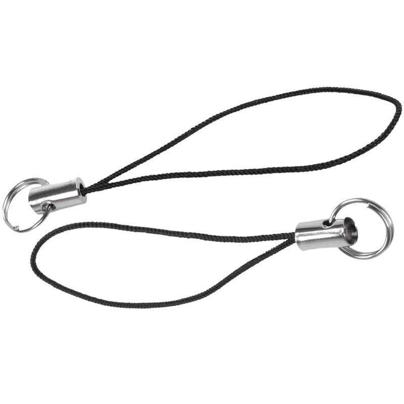 Lot of 100 Pieces Portable Lanyard in Nylon for Telephone Tether Cord of Ph T4X8