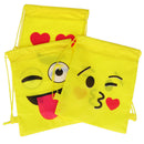Expression non-woven drawstring bag backpack kids travel school decor gift b 3C