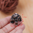 1holes alloy kirin shape incense burner holder censer plate for sticks & conesES