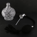 Retro Crystal Clear Glass Perfume Bottle Atomizer Refillable Fragrance Scent