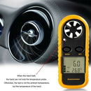 Gm816 Digital Handheld Anemometer, Pocket Digital Anemometer With Lcd Displ M1F5