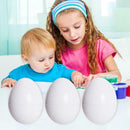 Montessori Learning Education Math Toys 3pcs Smart Eggs Puzzle Game for Kid