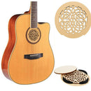 Wood Wooden Acoustic Guitar Soundhole Cover Block for 40'' 41'' Guitar