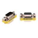 Serial DB9 M/M F/F Mini Gender Changer Coupler Adapter Connector Pack of 10