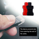2pcs Car Battery Negative Positive Terminal Covers PVC Insulating Protector