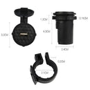 Waterproof USB Charger Socket Adapter Power for 12V Car Motorcycle Handlebar Kw