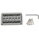 Musiclily 6 String Non-tremolo Hardtail Electric Guitar Bridge Saddle for