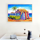 5D DIY Full Drill Diamond Painting Cartoon Trip Cross Stitch Embroidery Kit